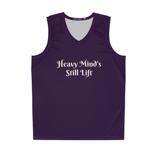 Heavy Mind's Still Lift Basketball Jersey – Motivational Sports Tank with 111 Back Number