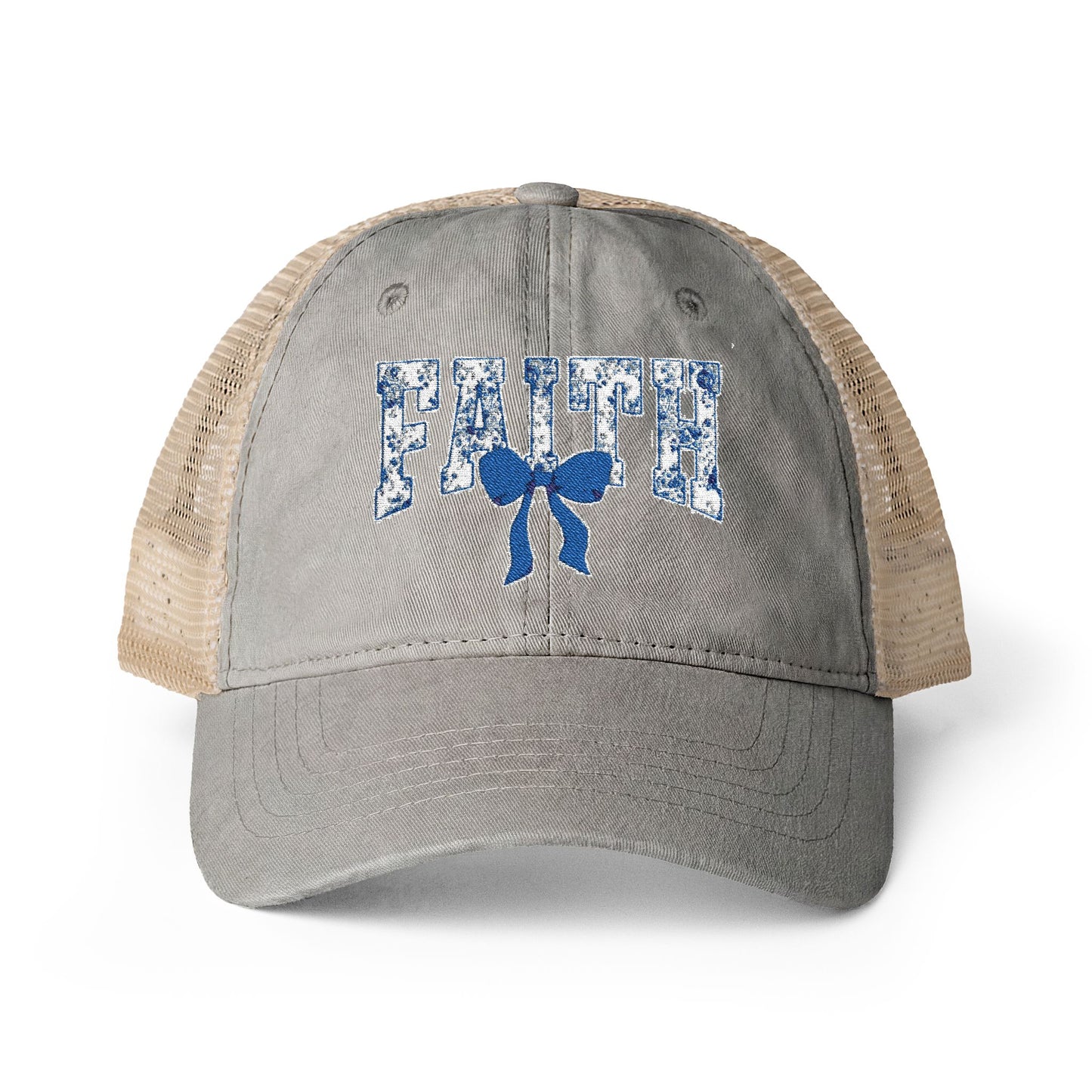Women's Washed Mesh-Back Cap