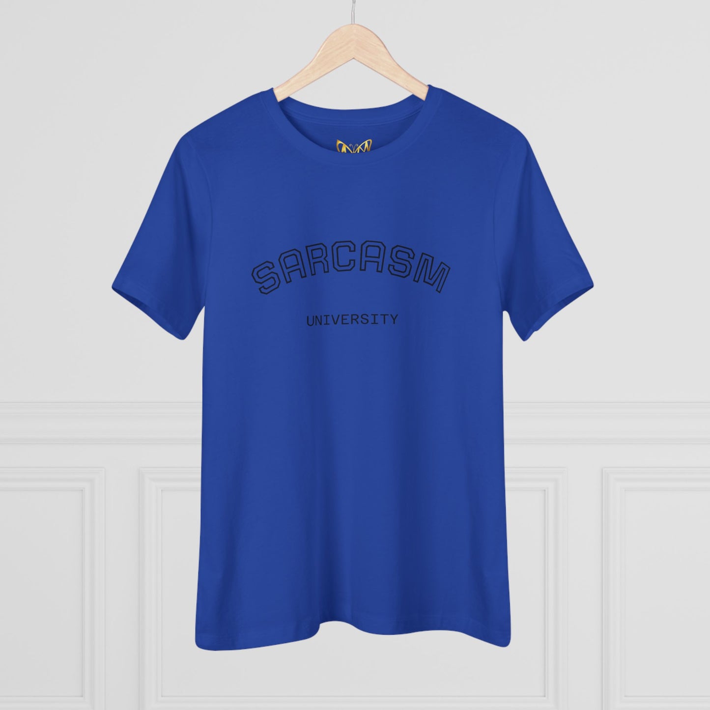 Sarcasm University Womens Tee — Funny Graphic Cotton T-Shirt