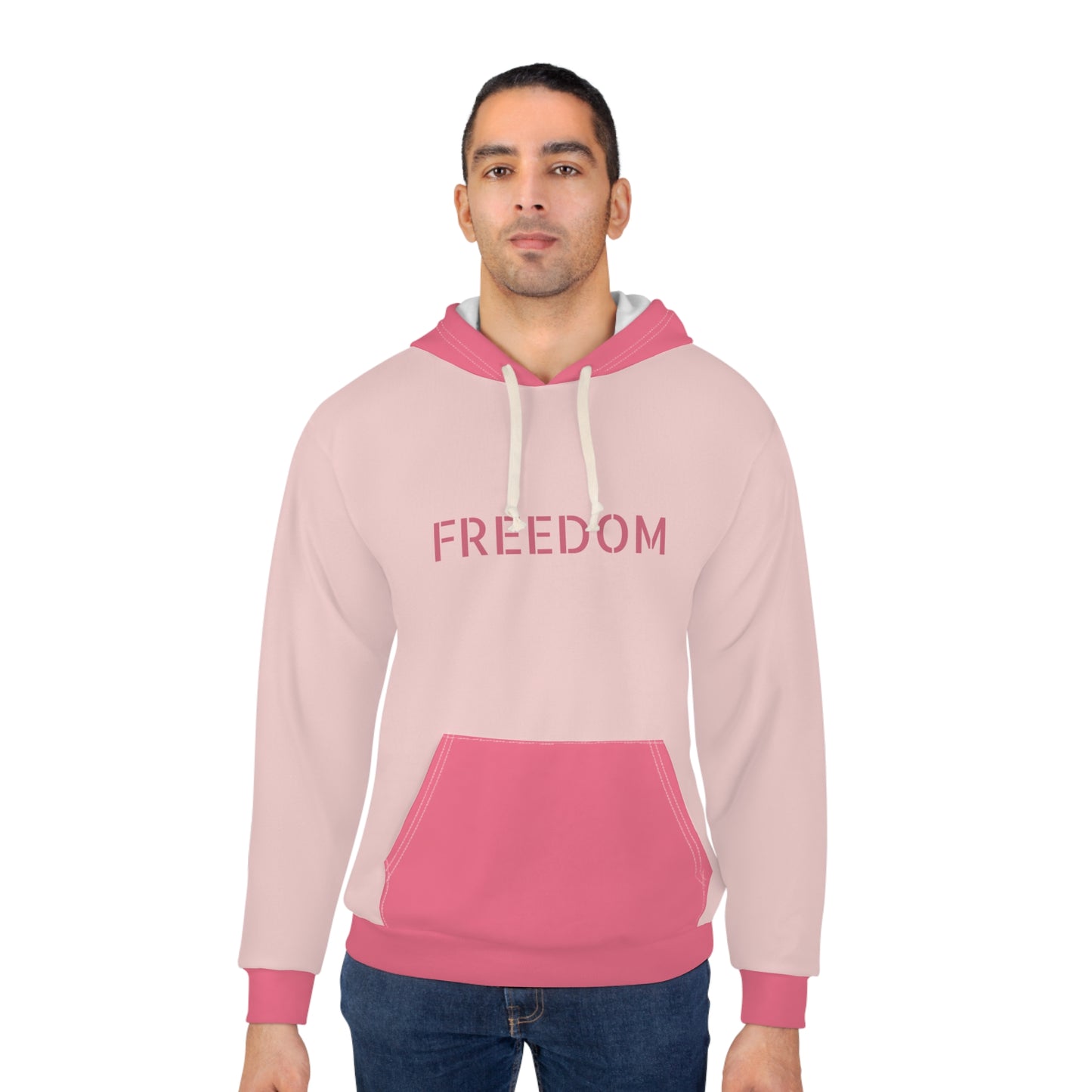 Pink Manta Ray Hoodie — Cute Pastel Sea Life Pullover