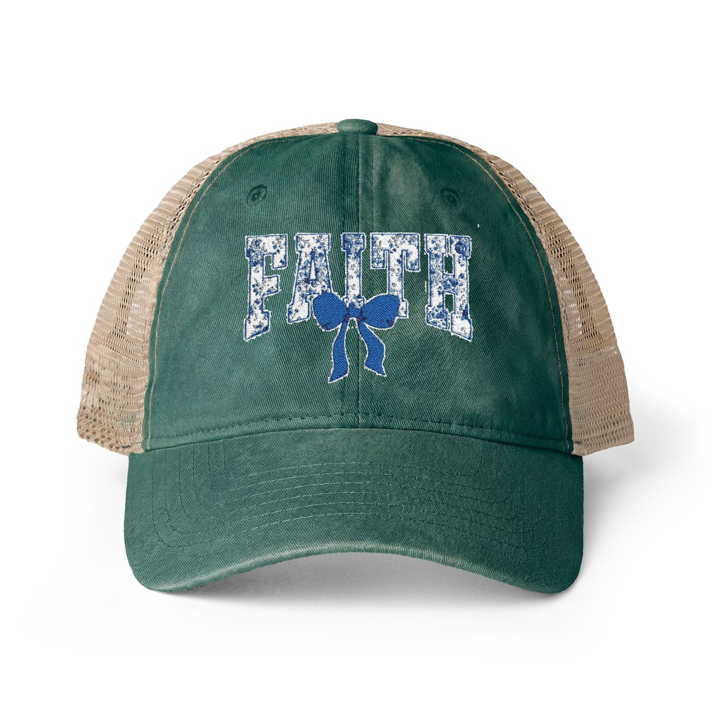 Women's Washed Mesh-Back Cap