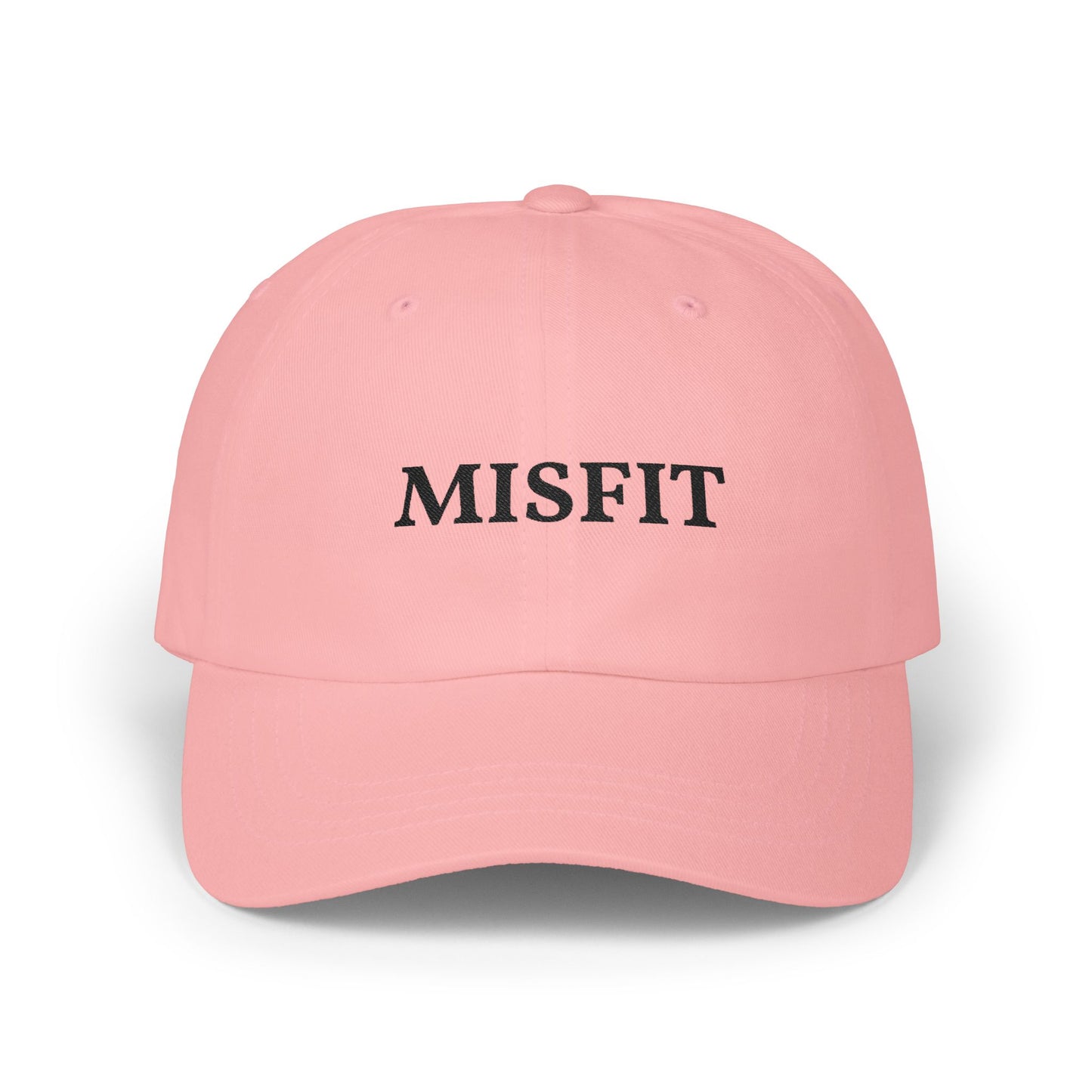 Misfit Dad Cap — Minimal Embroidered Baseball Hat