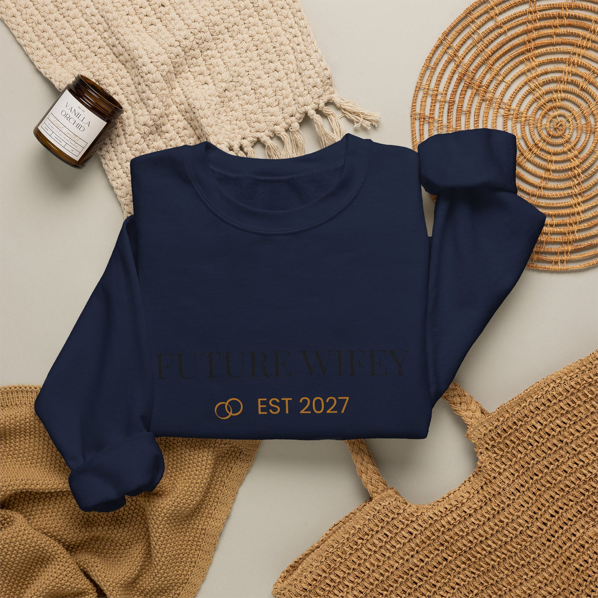 Future Wifey Sweatshirt - EST 2027 Engagement Gift Crewneck