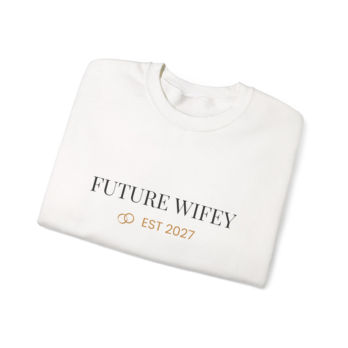 Future Wifey Sweatshirt - EST 2027 Engagement Gift Crewneck