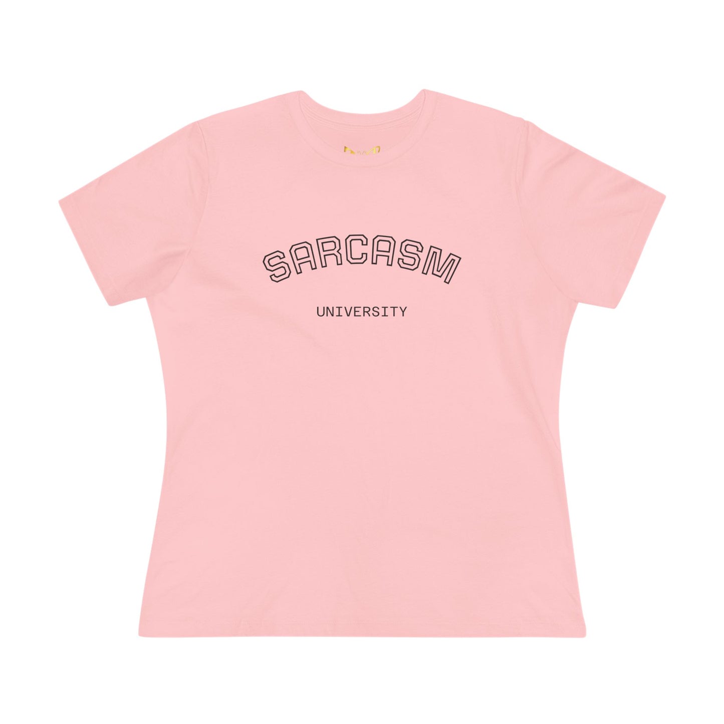 Sarcasm University Womens Tee — Funny Graphic Cotton T-Shirt