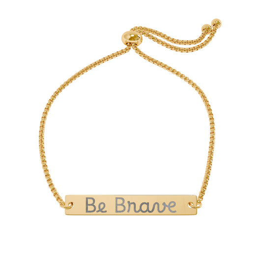 Adjustable Flat Bar Bracelet (Engraving)