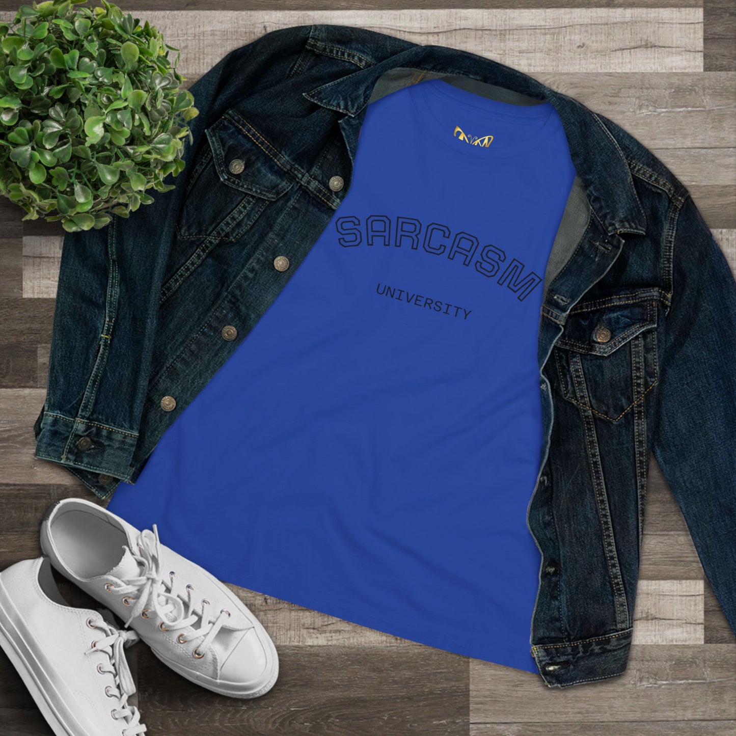 Sarcasm University Womens Tee — Funny Graphic Cotton T-Shirt