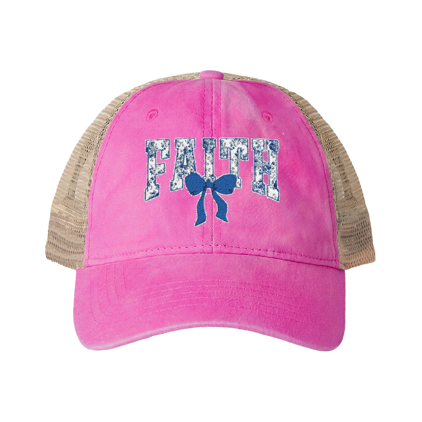 Women's Washed Mesh-Back Cap