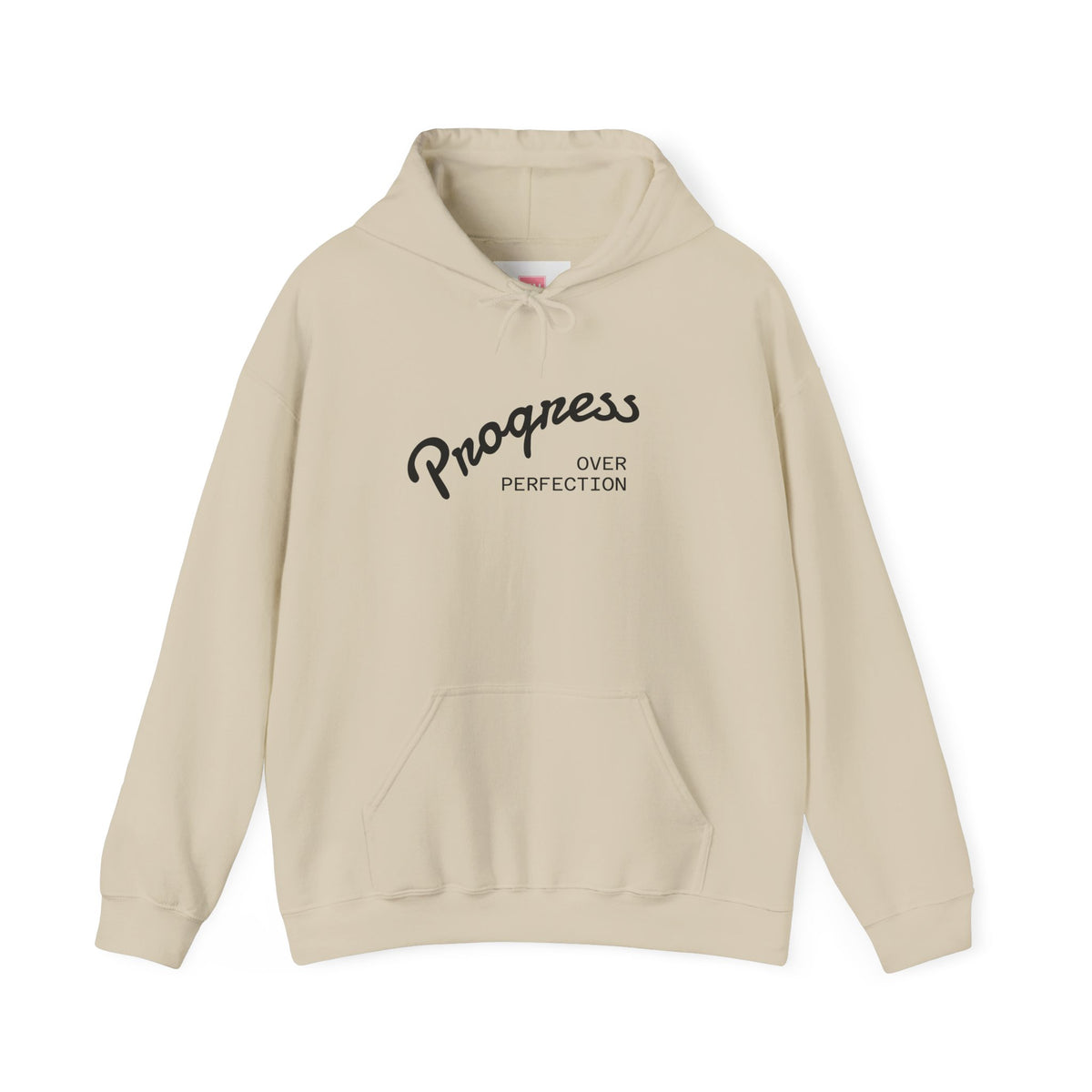 Progress Over Perfection Hoodie — Inspirational Casual Hooded Sweatshirt