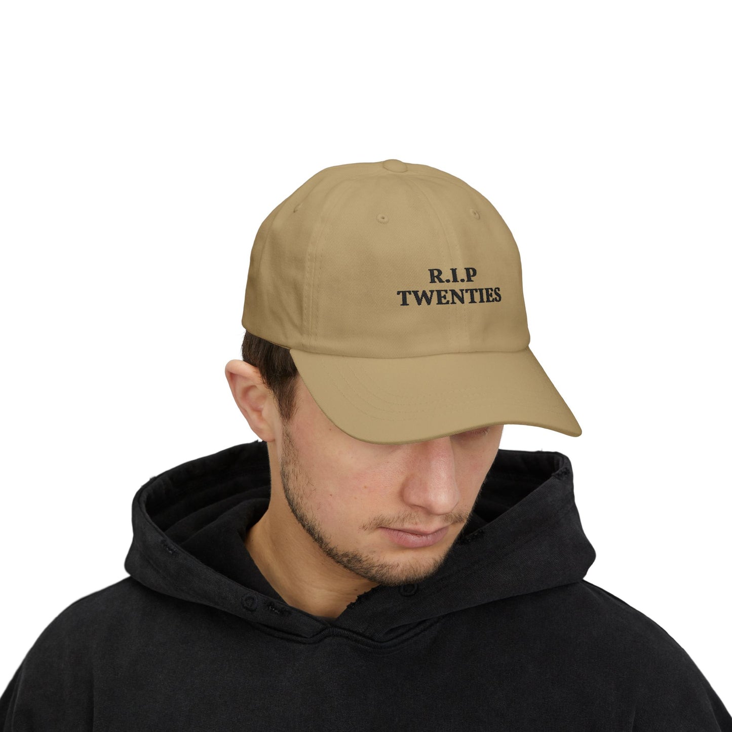 R.I.P. Twenties Dad Cap — Funny 20s Nostalgia Baseball Hat