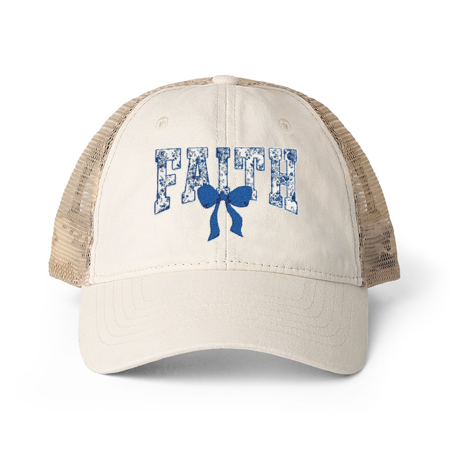 Women's Washed Mesh-Back Cap