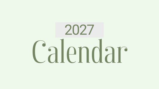 Digital 2027 calendar- Read description