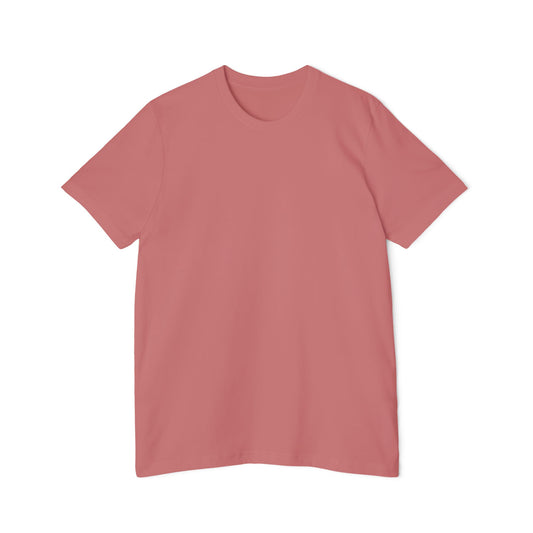 Shark Ocean Vertical Back-Print T-Shirt — Vintage Script Marine Design