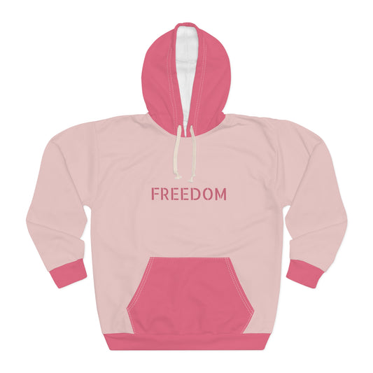 Pink Manta Ray Hoodie — Cute Pastel Sea Life Pullover