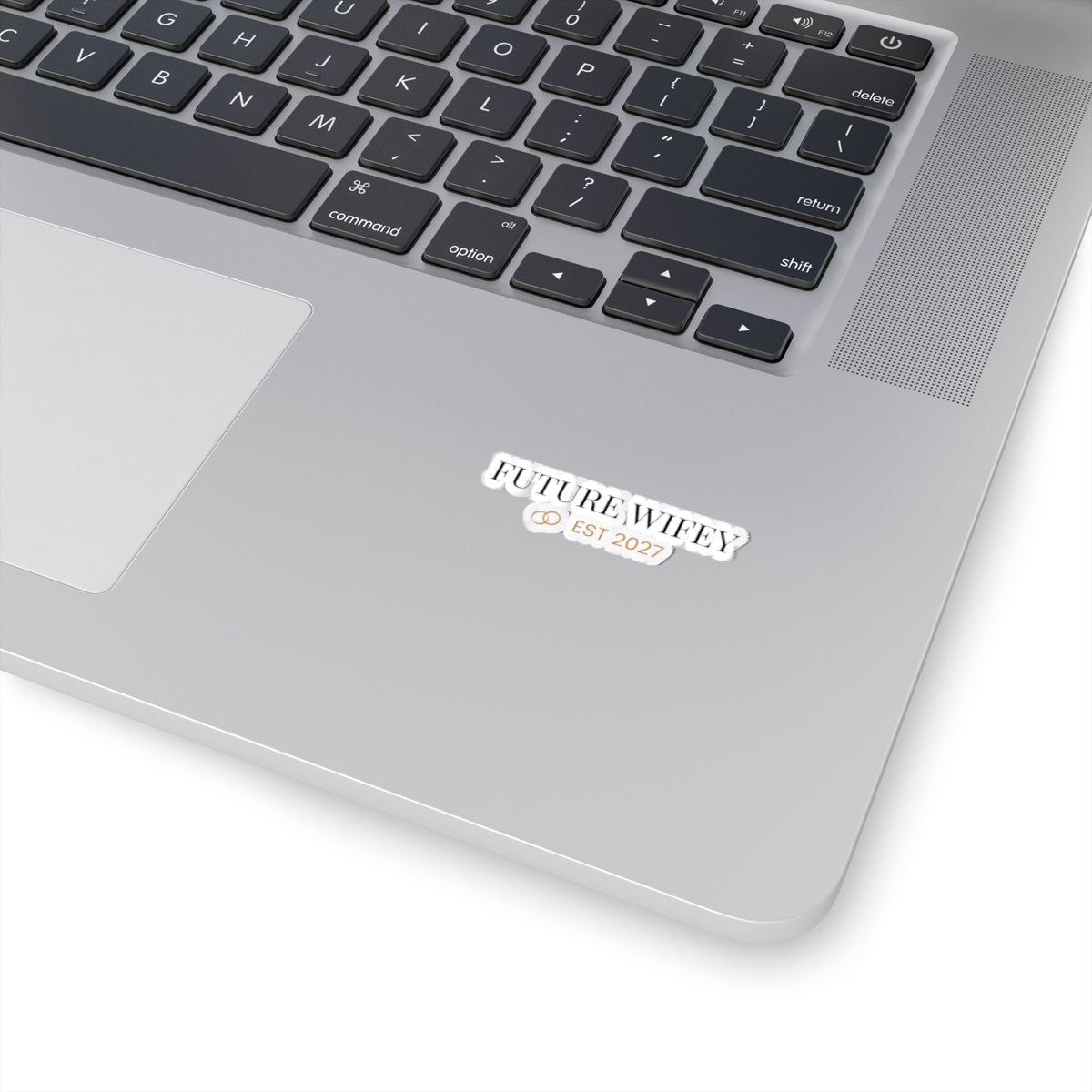 Future Wifey Est. 2027 Kiss-Cut Sticker — Bridal Bachelorette Laptop Decal