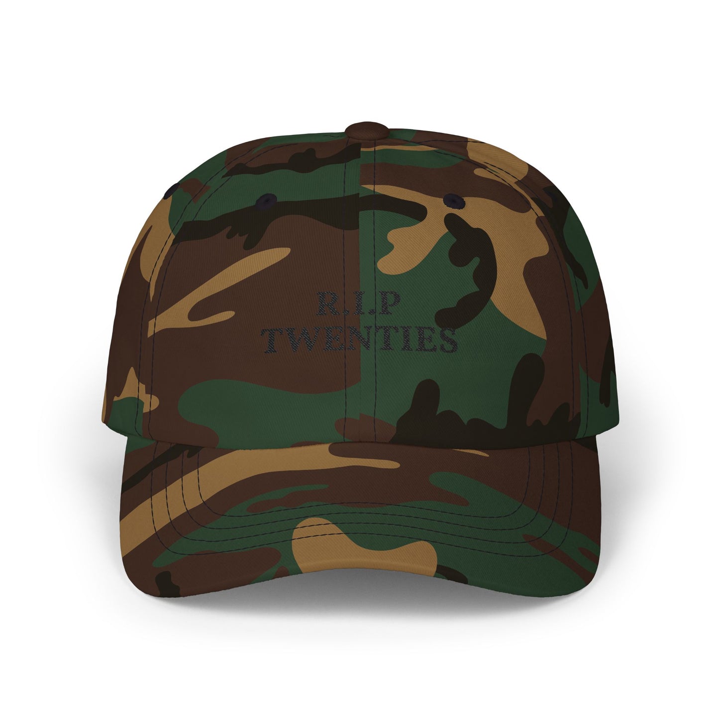 R.I.P. Twenties Dad Cap — Funny 20s Nostalgia Baseball Hat