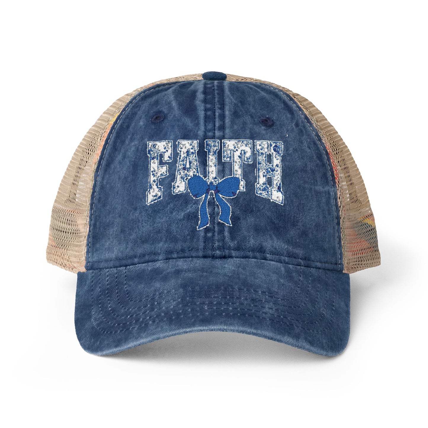 Women's Washed Mesh-Back Cap