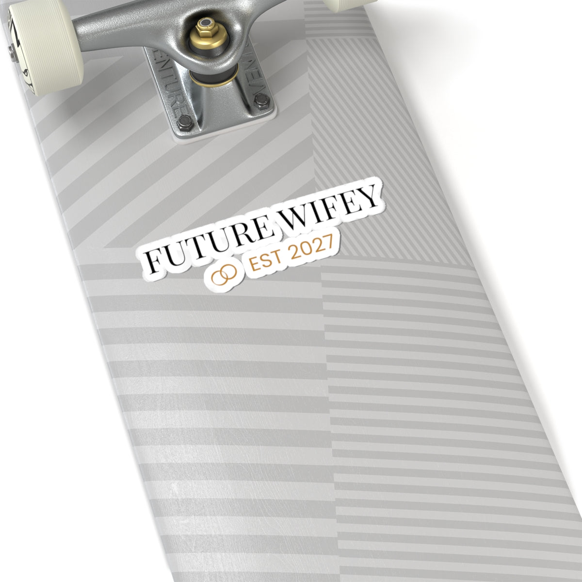 Future Wifey Est. 2027 Kiss-Cut Sticker — Bridal Bachelorette Laptop Decal