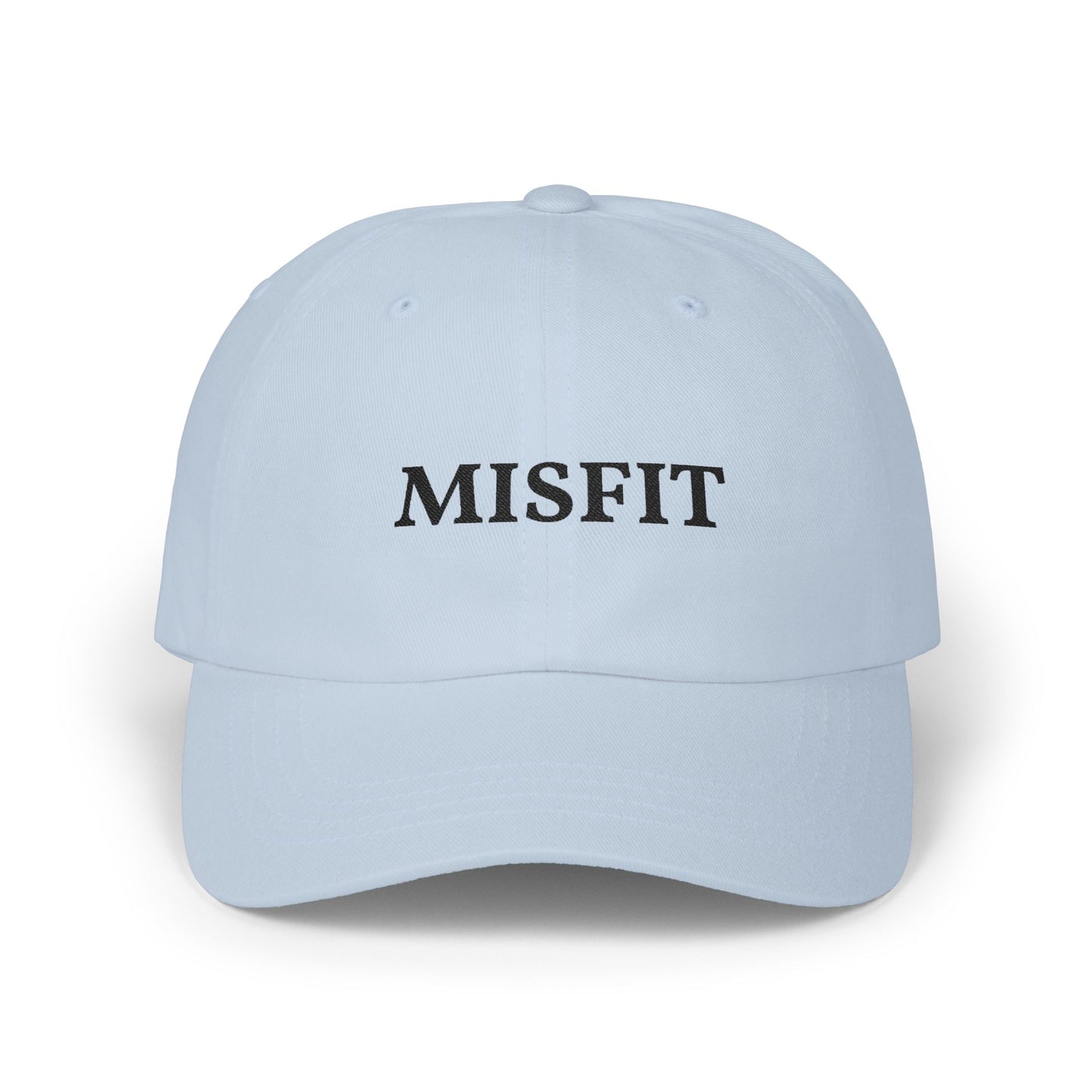 Misfit Dad Cap — Minimal Embroidered Baseball Hat