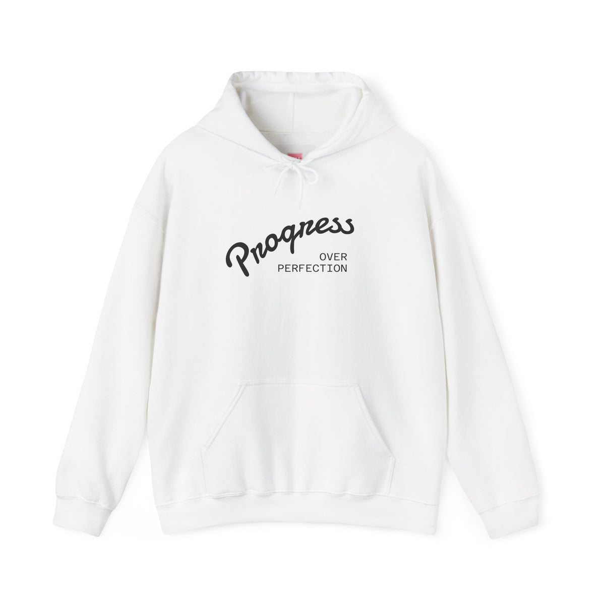 Progress Over Perfection Hoodie — Inspirational Casual Hooded Sweatshirt
