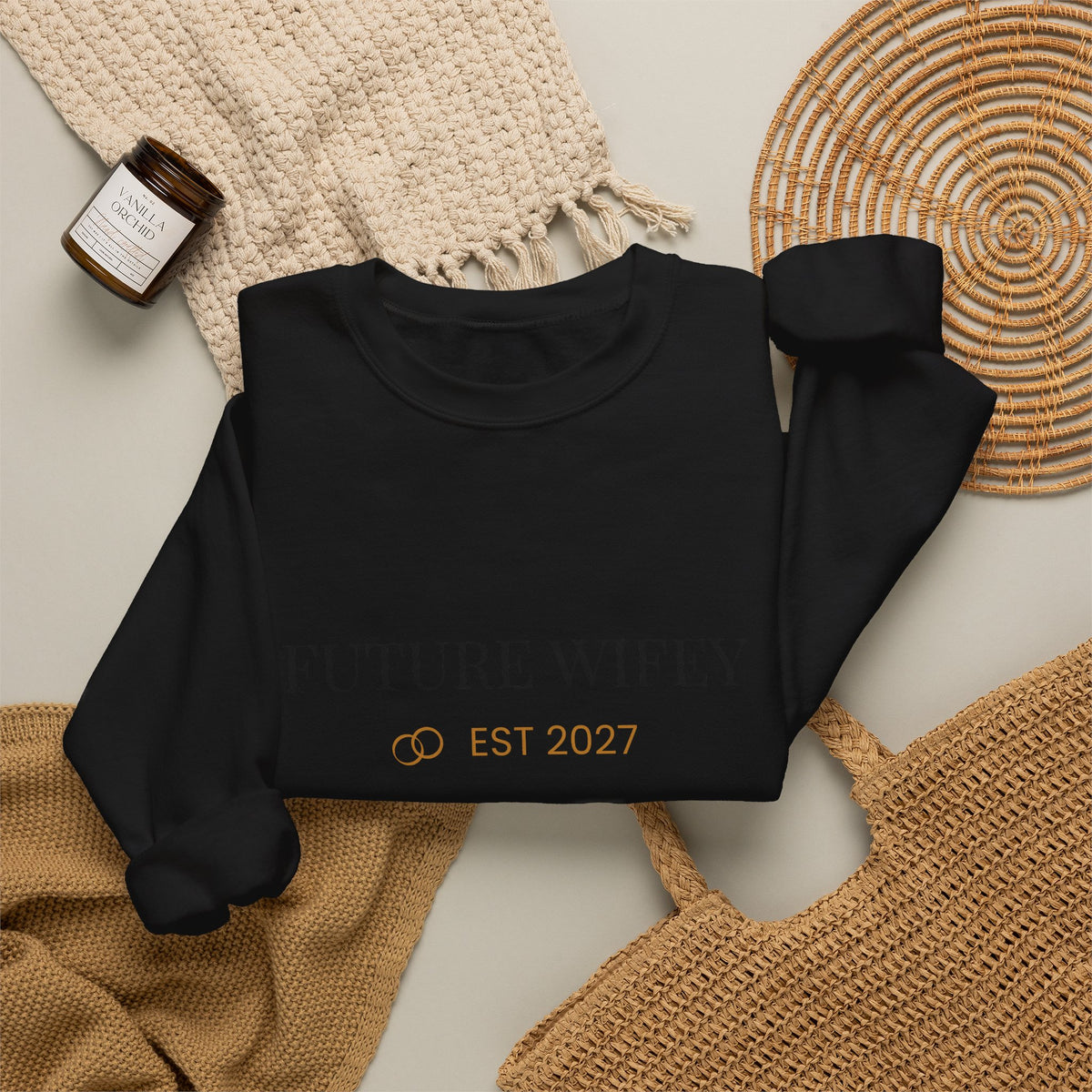 Future Wifey Sweatshirt - EST 2027 Engagement Gift Crewneck