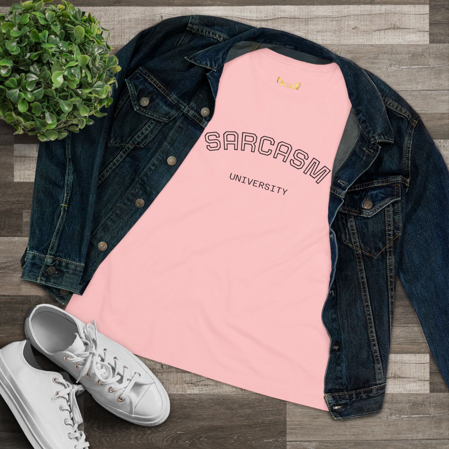 Sarcasm University Womens Tee — Funny Graphic Cotton T-Shirt