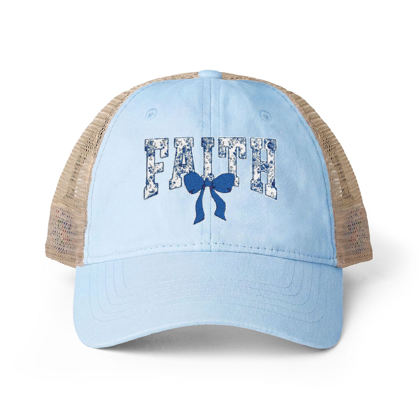 Women's Washed Mesh-Back Cap
