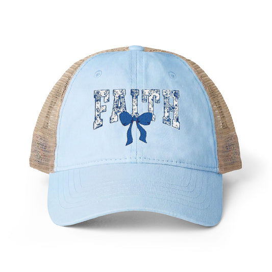 Women's Washed Mesh-Back Cap