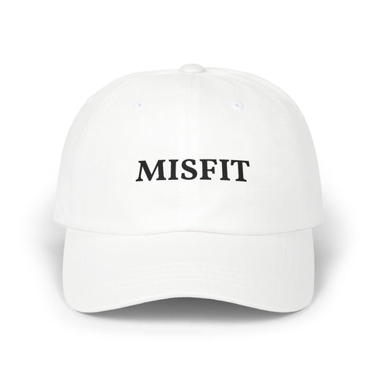 Misfit Dad Cap — Minimal Embroidered Baseball Hat