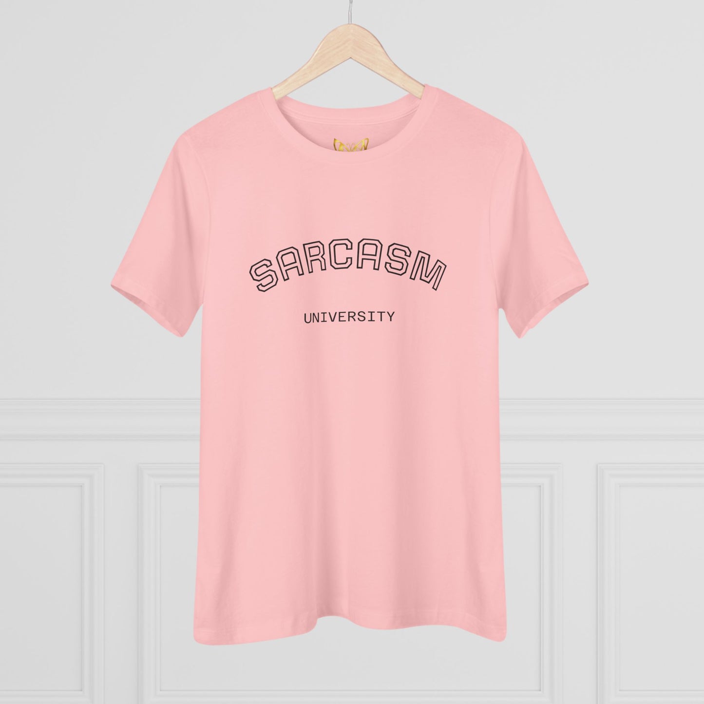 Sarcasm University Womens Tee — Funny Graphic Cotton T-Shirt