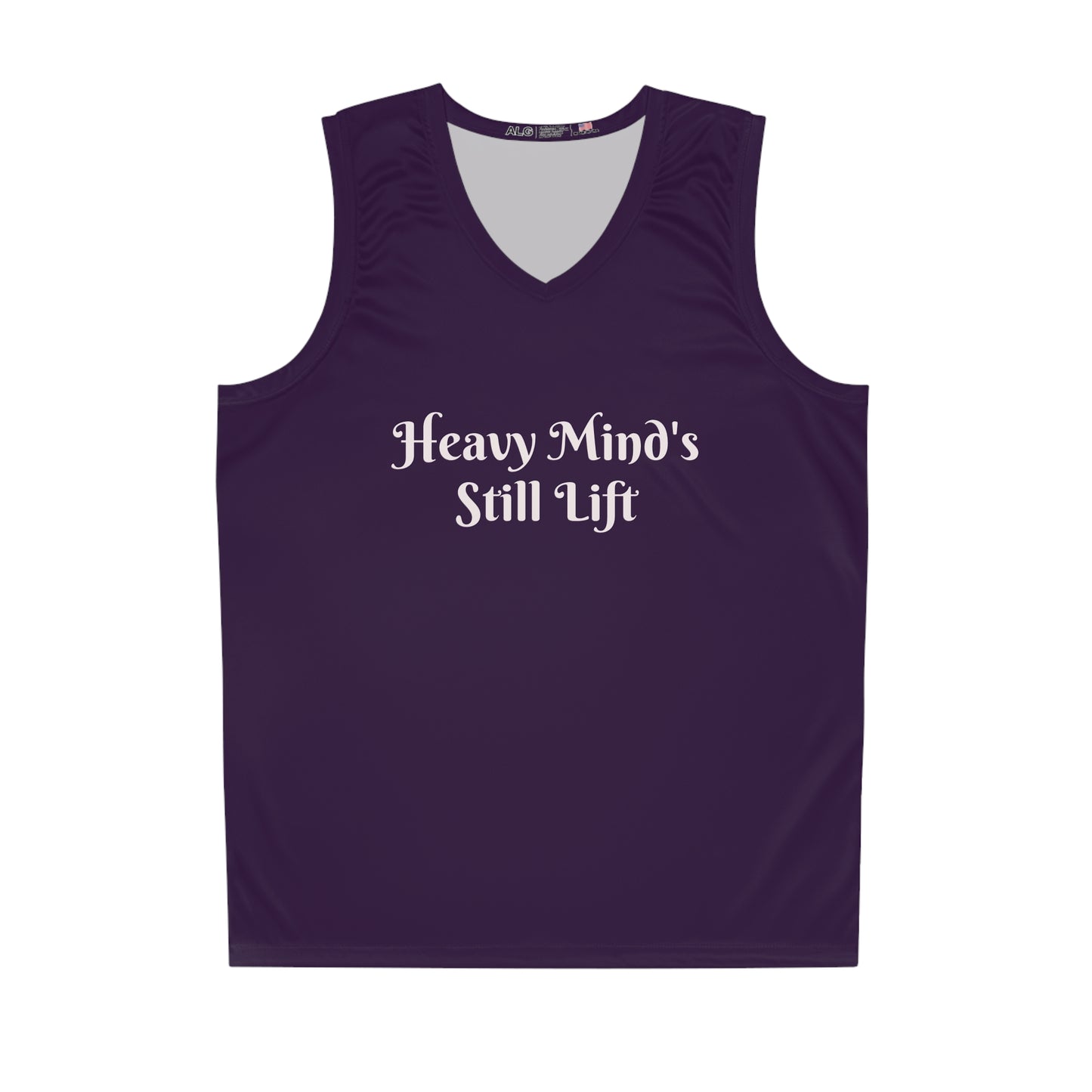 Heavy Mind's Still Lift Basketball Jersey – Motivational Sports Tank with 111 Back Number