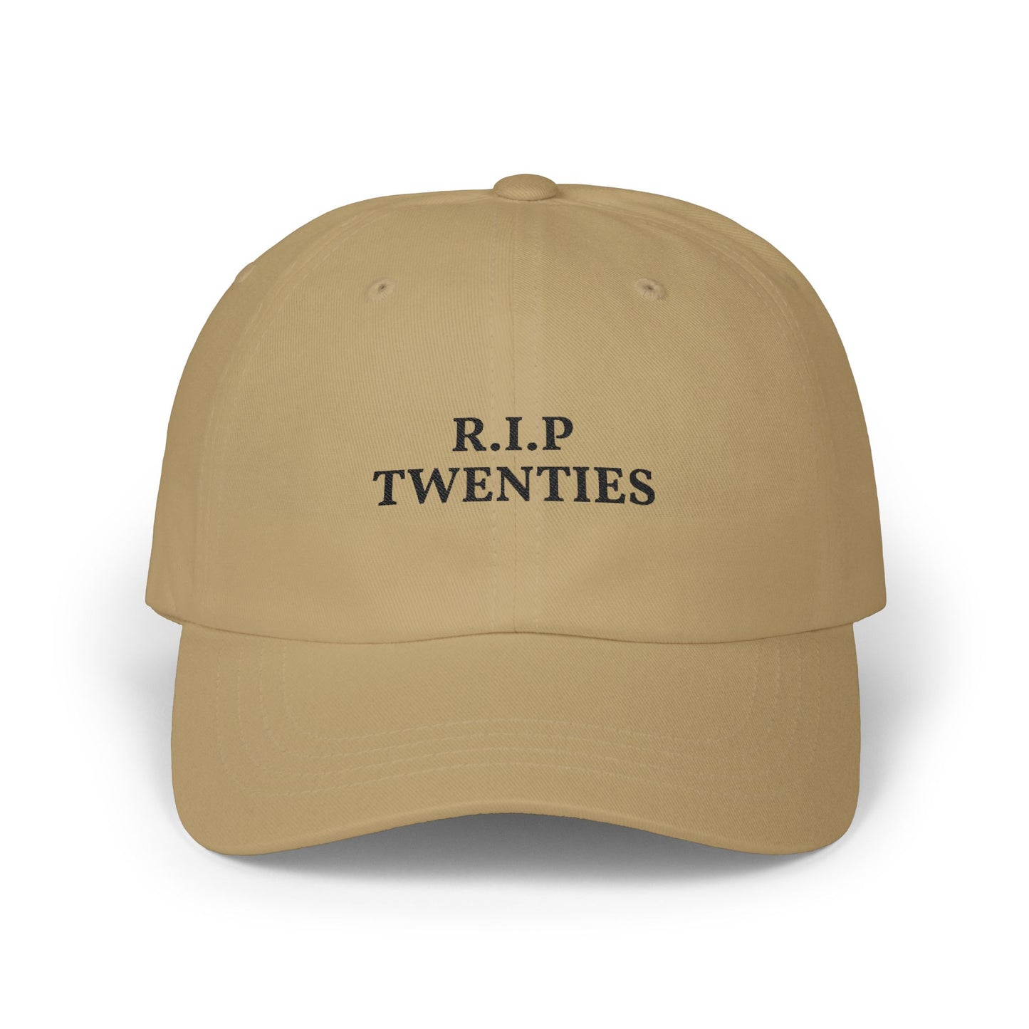 R.I.P. Twenties Dad Cap — Funny 20s Nostalgia Baseball Hat