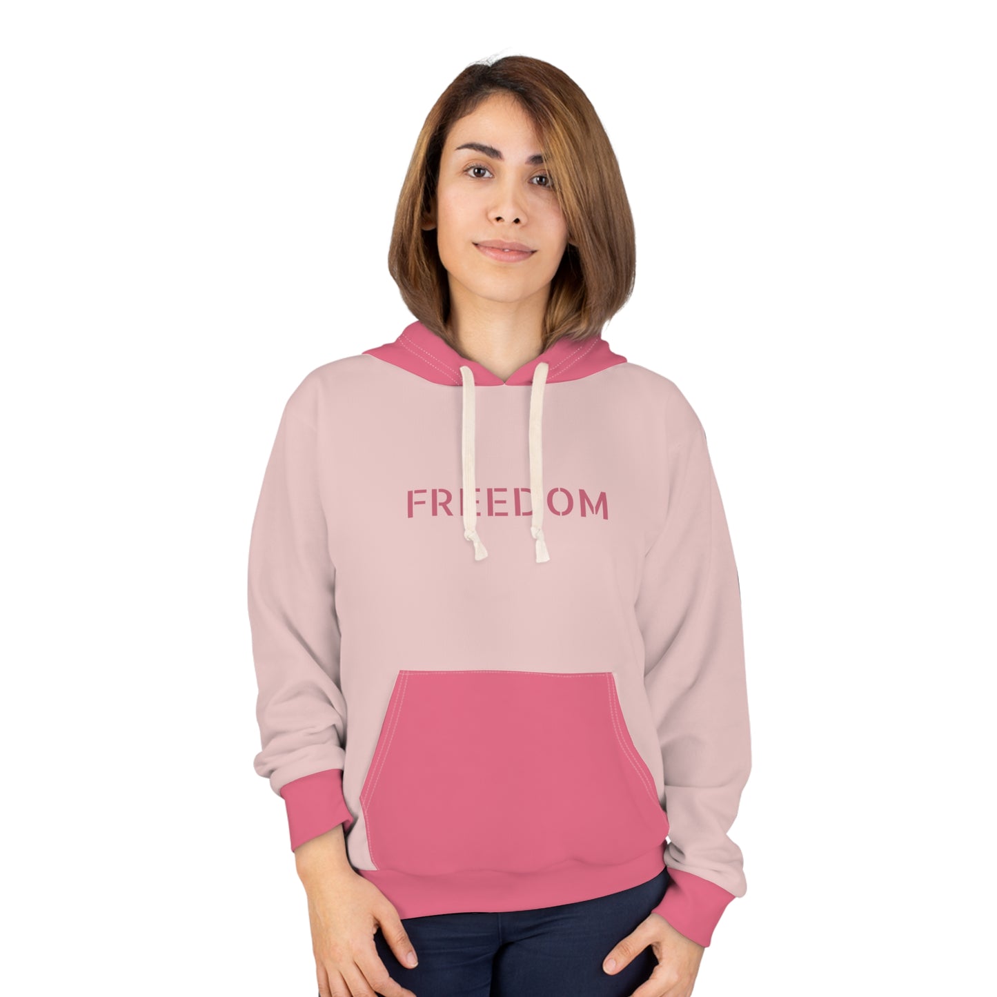 Pink Manta Ray Hoodie — Cute Pastel Sea Life Pullover