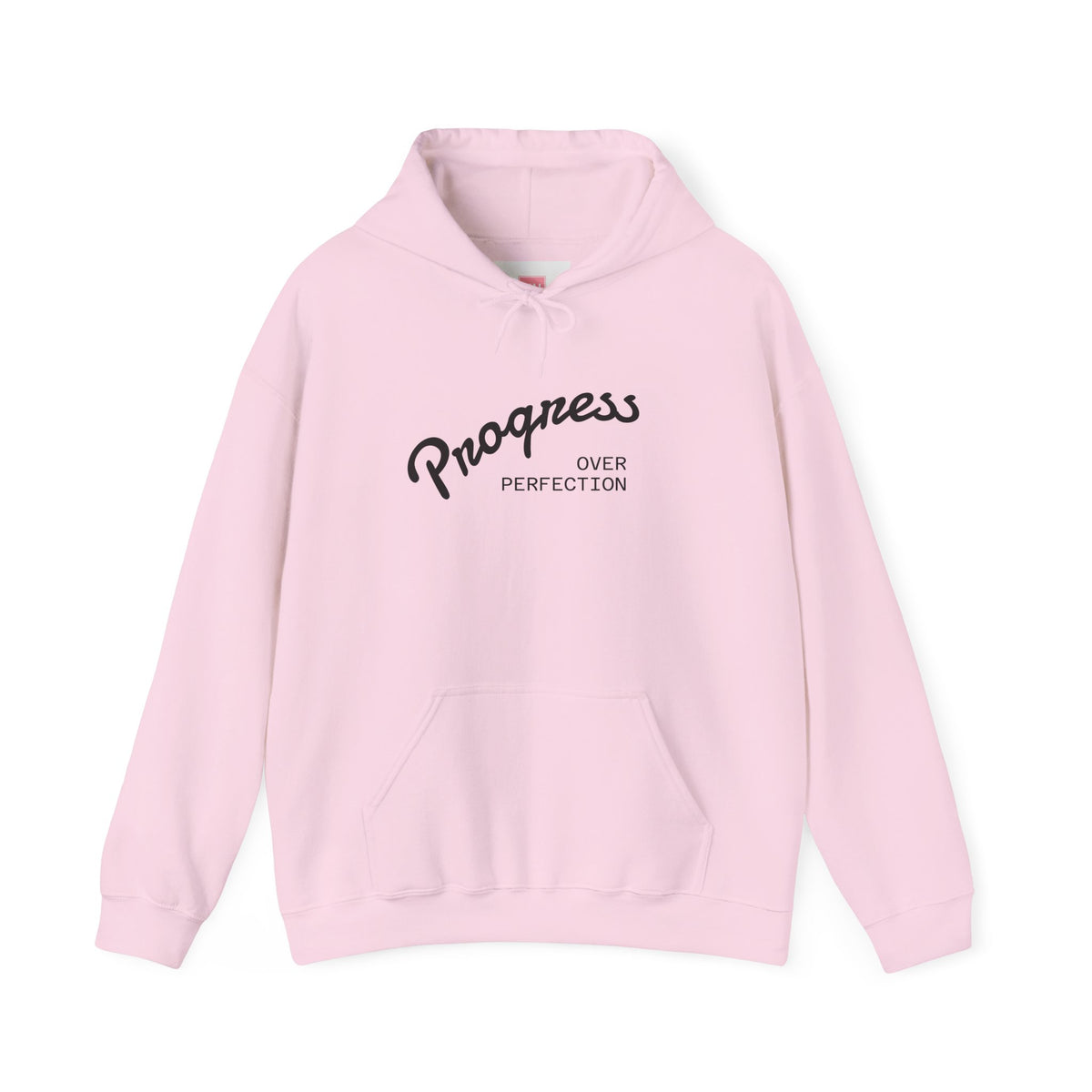 Progress Over Perfection Hoodie — Inspirational Casual Hooded Sweatshirt