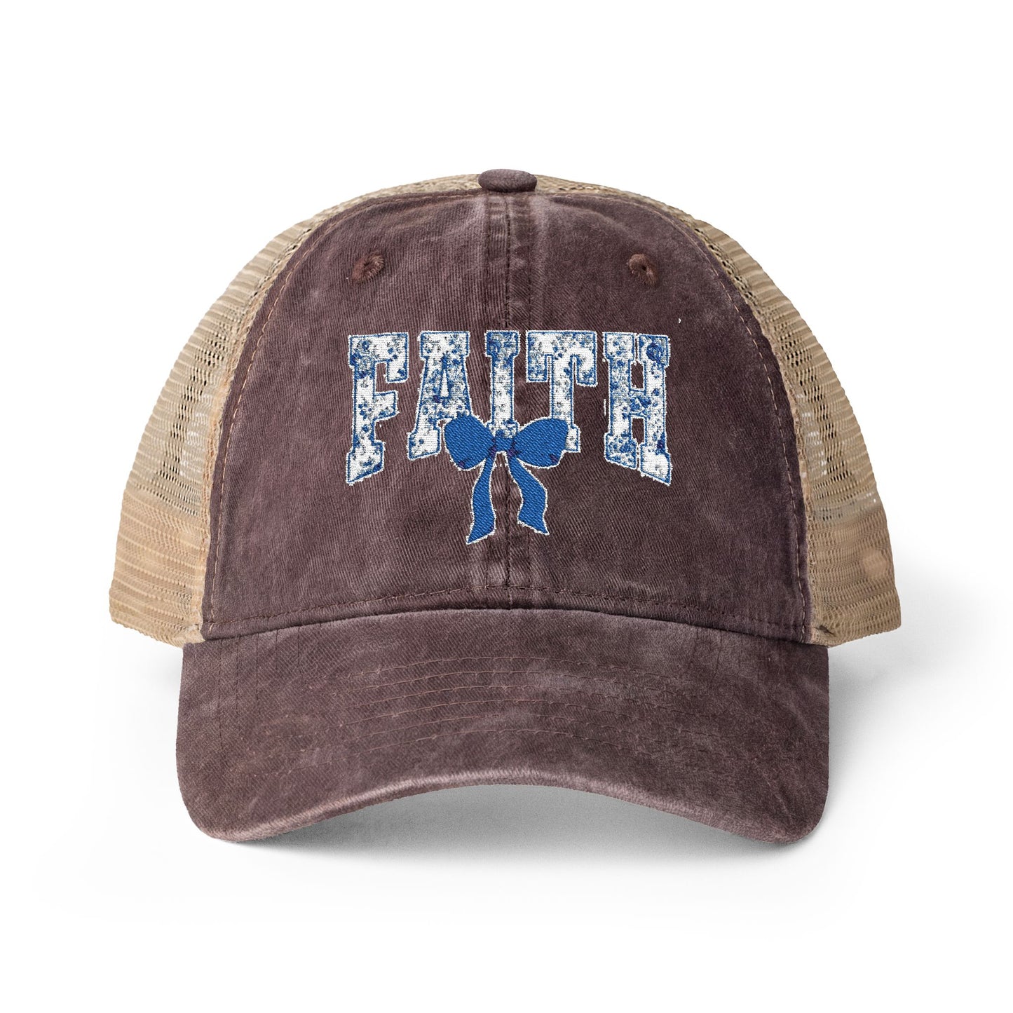 Women's Washed Mesh-Back Cap