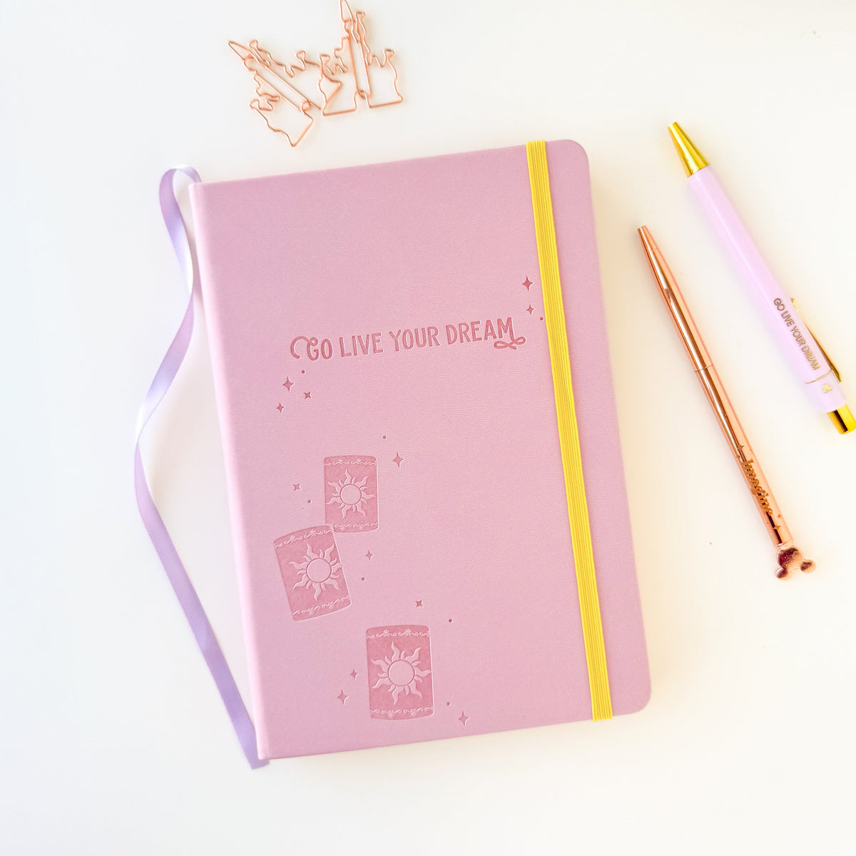 Floating Lanterns Embossed Notebook